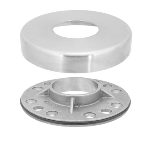Weld-on Round Base Plate for Baluster Posts